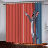 2024 NEW Tom and Jerry Curtains Pattern Blackout Window Drapes